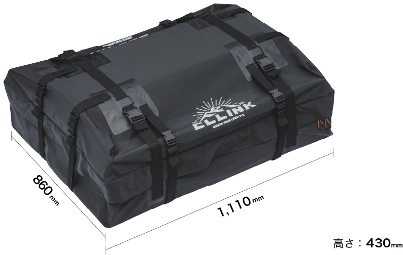 シーエルリンク ウォータープルーフ ルーフバッグ 425L 防水 カーゴ